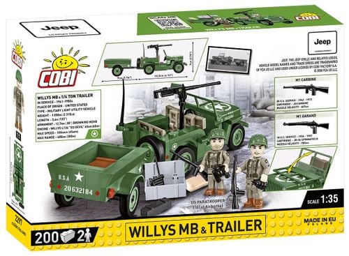 Klocki Willys MB & Trailer na Arena.pl