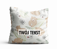 Poduszka DZIECIĘCA z Twoim napisem PD21 misie