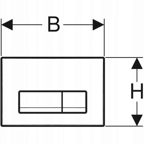 Geberit Delta50 przycisk 115.119.14.1 na Arena.pl
