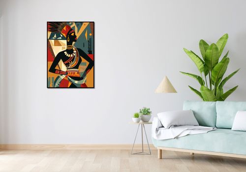 Plakat 64x90cm Afrykańska Mozaika na Arena.pl
