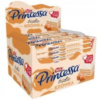 Princessa Biała Wafel o smaku krówka 40 g x 30 sztuk