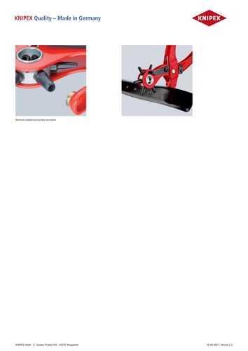 dziurkacz rewolwerowy 220mm - kn 90 70 220 na Arena.pl