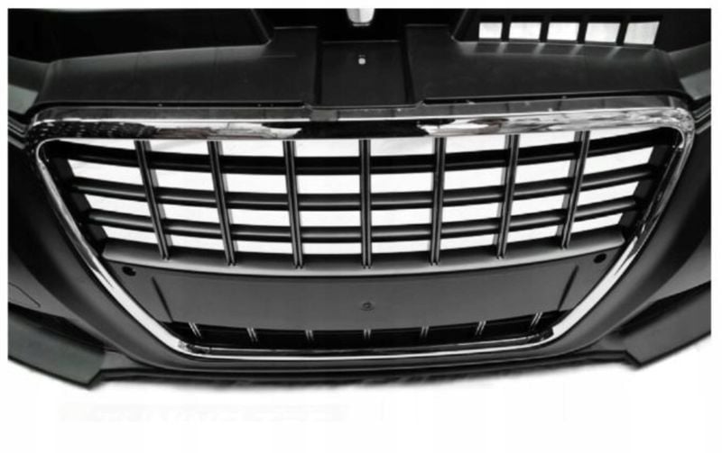 Nowy ZDERZAK + Halogeny Do AUDI A3 8P Od 2008 Do 2012 Roku CHROME BLACK zdjęcie 5