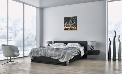 Obraz Na Płótnie - Miasto Centrum Auto - 60X60 Cm - Ac60X60-3787 na Arena.pl