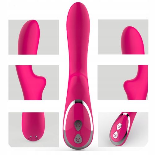 WIBRATOR DAMSKI INTENSYWNYCH ORGAZMÓW 10 FUNKCJI MASAŻER PUNKTU G 2W1 MOCNY na Arena.pl