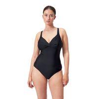 SPEEDO STROJE PŁYWACKIE WOMEN'S SPDSCU X FRNT 1PC AF BLACK