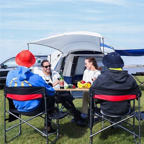 King Camp Stół kempingowy z bambusowym blatem 100 x 65 cm na Arena.pl