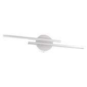 Kinkiet LAMPA ścienna GRACJA 03970 Ideus metalowa OPRAWA listwy LED 14W 4000K do łazienki IP44 białe