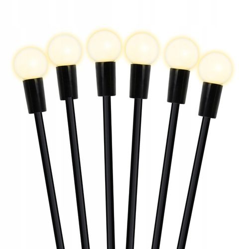 2x LAMPKI SOLARNE LAMPA SOLARNA WBIJANE OGRODOWE KULKI 6x LED DO na Arena.pl