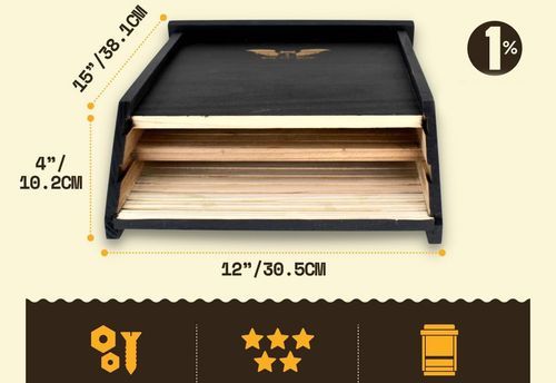 Domek dla nietoperzy WildYard dwukomorowy budka z naturalnego drewna na Arena.pl