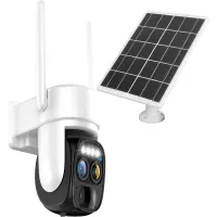 Kamera solarna wifi zewnętrzna obrotowa wifi zoom detektor ruchu ip66