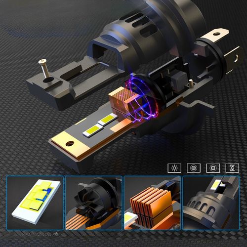 ŻARÓWKI H4 LED ŻARÓWKA MOCNE BIAŁE 12V 100W +1000% CANBUS 1:1 HOMOLOGACJA na Arena.pl