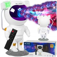 PROJEKTOR GWIAZD ASTRONAUTA LASEROWA LAMPKA DLA DZIECI NOCNA LED RZUTNIK