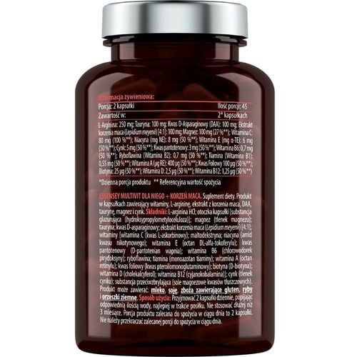 ZESTAW KONCENTRACJA TESTOSTERON ENERGIA Ashwagandha Tribulus Witaminy Maca na Arena.pl