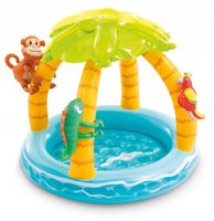 Brodzik dmuchany Intex okrągły wielokolorowy 102 cm 45 l