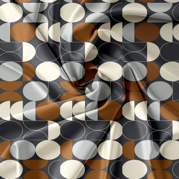 Pościel Satynowa 160X200 Koła 2697 zdjęcie 5