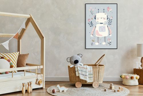 Plakat 40x60cm Wzory dla Dzieci, Dziewczynki Do Pokoju - Roboś na Arena.pl