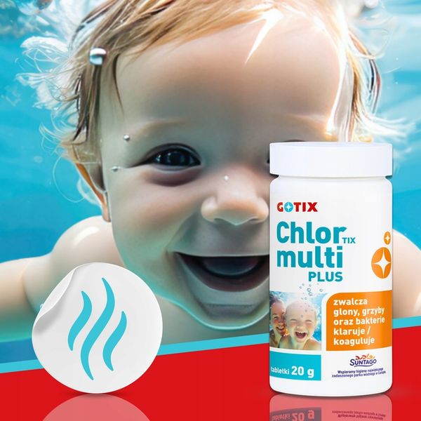Chlor do Basenu Jacuzzi SPA Tabletki Multifunkcyjne Chemia do Basenu - zdjęcie 4