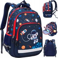 PLECAK SZKOLNY MŁODZIEŻOWY TORNISTER WIELOKOMOROWY DLA CHŁOPCA 1-3 KLASA