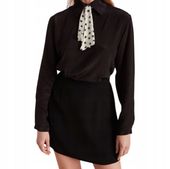 LILY AND LIONEL JUDE BLOUSE BLUZKA CZARNA R.10