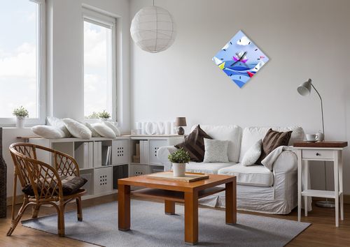 Zegar Ścienny - Statek Rysunek - 40X40 Cm - C3Ad40X40-2964 na Arena.pl