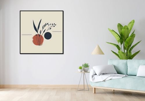 Plakat 100x100cm Botaniczna Barwa na Arena.pl