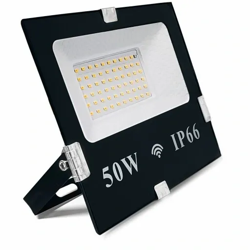 HALOGEN LED 50W REFLEKTOR NAŚWIETLACZ ZEWNĘTRZNY CZUJNIK RUCHU ZMIERZCHU zdjęcie 1