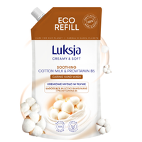 Luksja Łagodzące Mydło w płynie Bawełniane 900ml