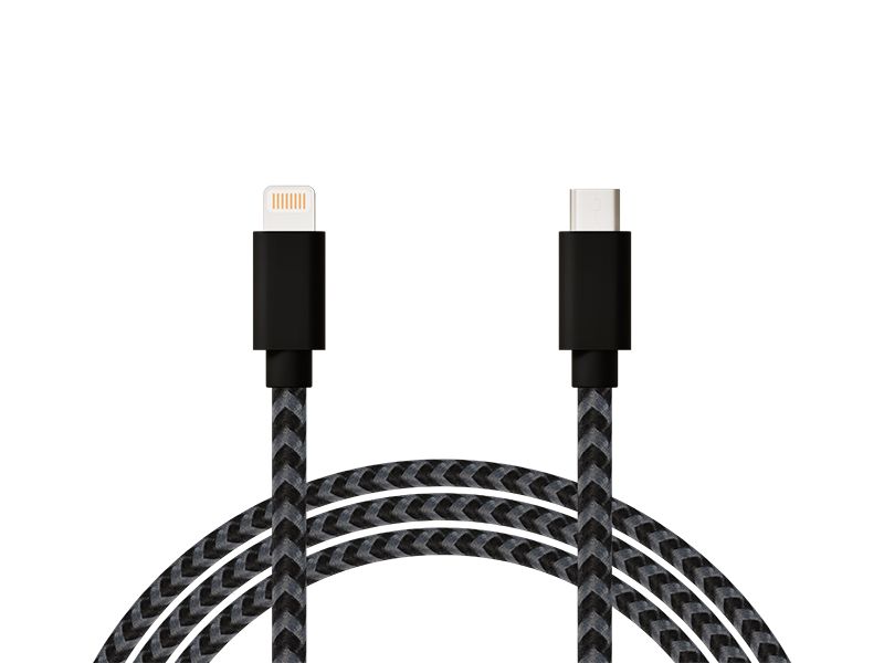 Przyłącze USB-C -iPhone 1m plecionka zdjęcie 1