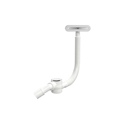 LINE system odpływowo-przelewowy biały połysk, BEZ ROZETY na Arena.pl