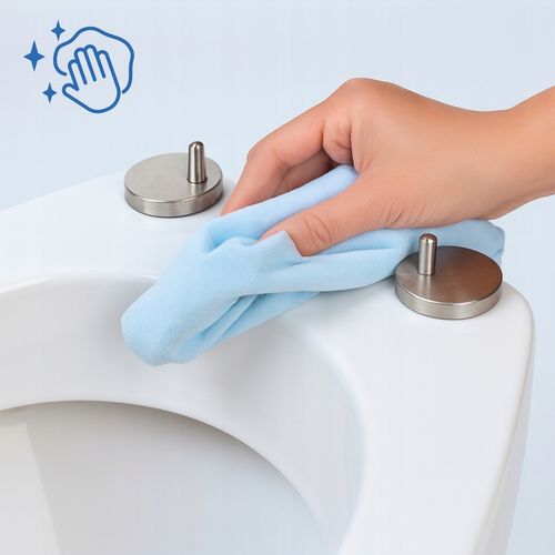 Deska sedesowa WC wolnoopadająca kształ U pokrywa klozetowa uniwersalna na Arena.pl