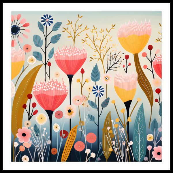 Plakat 80x80cm Ogród Marzeń zdjęcie 3