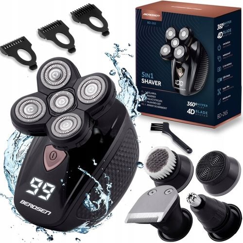 Golarka męska trymer maszynka do golenia do brody włosów głowy 5w1 na Arena.pl
