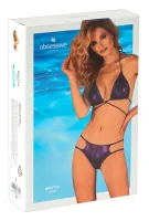 obsessive balitta bikini fiolet połysk s - wygodny komplet kąpielowy