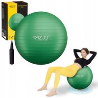 PIŁKA GIMNASTYCZNA do ćwiczeń pilates piłka rehabilitacyjna ABS 4FIZJO 75cm