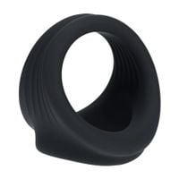 Silicone Cock And Ball Harness - Black