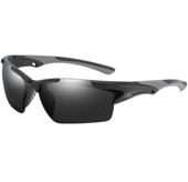 Czarne okulary rowerowe damskie męskie do jazdy sportowe