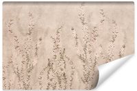 Fototapeta Do Jadalni Natura KWIATY Rośliny Beton Abstrakcja 270cm x 180cm