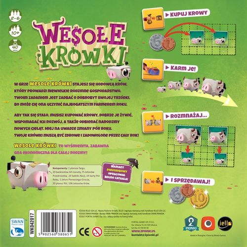 Gra planszowa Wesołe Krówki na Arena.pl