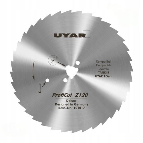 Ostrze do noża ząbkowane 120mm do Tandir 120 Dost 120 UYAR ProfiCut Z120 na Arena.pl