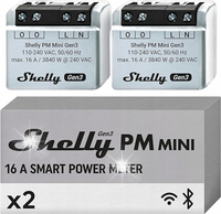 STEROWNIK SHELLY PM MINI GEN3 WI-FI/BLUETOOTH 2SZT