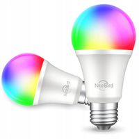 INTELIGENTNA ŻARÓWKA WIFI LED RGB NITE BIRD by GOSUND WB4 E27 - 2 szt