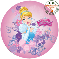 Opłatek na tort Princess Księżniczka Cinderella