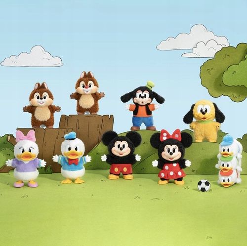 Original Pop Mart Mickey Family Cute Together Keychain Figures popmart na Arena.pl