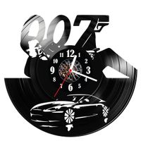 Zegar ścienny z płyty winylowej James Bond 1533.14