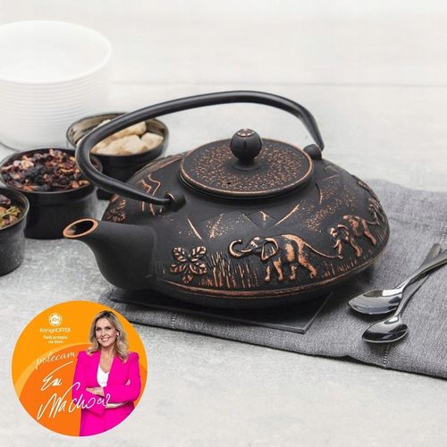 Emaliowany czajnik ŻELIWNY IMBRYK DO HERBATY CZAJNICZEK ZAPARZACZ Hanako na Arena.pl