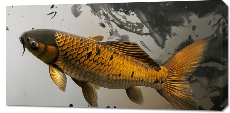 Obraz 100x50cm Spokojna Ryba Koi zdjęcie 1