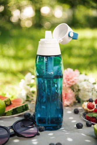 Butelka Filtrująca Na Wodę Bidon Aqualogis Aqua&Go Tritan - Granatowa 750ml na Arena.pl