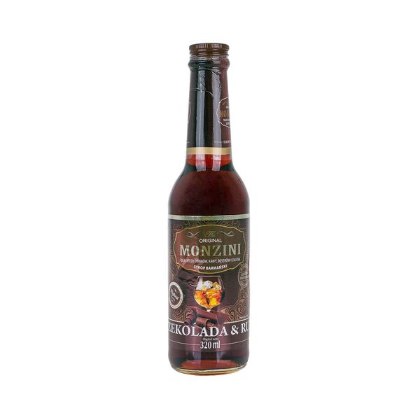 Monzini Czekolada & Rum Syrop barmański 320 ml zdjęcie 1