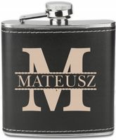 GRAWEROWANA Piersiówka 180 ml personalizowany prezent z imieniem